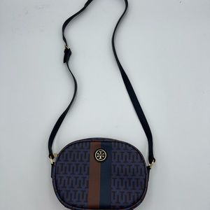 Elegant Tory Burch Monogram Crossbody Bag